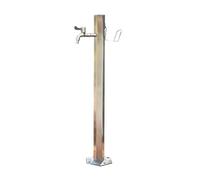 Stainless Steel Outdoor Water Column with Faucet Vertical Garden Water Column Durable Outdoor Water Feature Garden Faucet for Yard and Patio