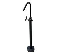 Stainless Steel Outdoor Water Faucet 99.1 cm Garden Water Column for Beach & Yard Durable Black Hose Connector - Perfect for Sandy Areas & Outdoor Use