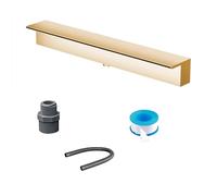 Stainless Steel Outdoor Water Fountain Kit - Elegant Commercial Pool Waterfall for Patios Gardens Yards Spas & Koi Ponds - Tranquil Design for Serene Spaces