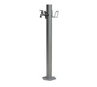 Stainless Steel Outdoor Water Fountain with Frost-Free Faucet Self-Priming Garden Tap Ground-Mounted Irrigation System Size: 33.9x6.7in for Gardens and Patios