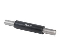 Stainless Steel Outside Micrometer Calibration Rod Bar, Precision Measurement Standard Caliper, 25mm 50mm 75mm 100mm Calibration Block for Micrometer Accuracy Testing and Toolroom (75mm)