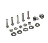 Stainless Steel Outside Wall Corner Mount Bracket for SoloCam S340 and PTZ Security Cameras, Wide Angle Rustproof Adapter for Outdoor CCTV, Compatible(Screw set)