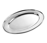 Stainless Steel Oval Flat Roast Meat Tray 500mm