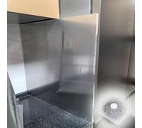 Stainless Steel Oven Insulation Board 20 40 60 CM Width, 22 CM Thick Heat Shield Panel Adhesive Backing Installation, Customizable Fireplace Foil Mat(W 40 cm H 80 cm)