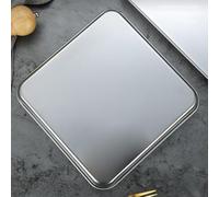 Stainless Steel Oven Sheet Sets, Rimmed Pan Baking Sets, Good Heat Conduction, Easy To Handle, For Cake Brownie Lasagna Casserole(20 * 20 * 5 CM)