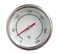 Stainless Steel Oven Thermometer, Stainless Steel Thermometer Bimetallic Readings For Cooking Temperatures For Grilling Baking