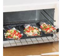 Stainless Steel Oyster Shells, Oyster Platter Baking Shell Stainless Steel, Baking Dish, Kitchen Cooking Metal Dish Set of 12, Make Oysters, Baked Clams, Scallops