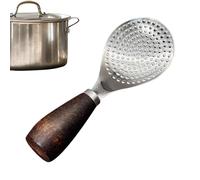 Stainless Steel Paddle, Rice Scoop Spoon Tool, Heat Resistant Handle with Nonstick Safe Edge, Metal Kitchen Utensil, Cooking Accessory with Upright Design, Serving Spoon for Home Restaurant Camping