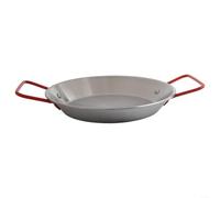 Stainless Steel Paella Bowl Skillet Serving Plate Pot for Cooking Seafood Snacks Suitable for Home Kitchens Restaurants and Food Service
