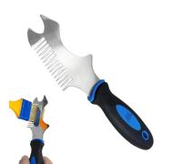 Stainless Steel Paint Comb - Roller Cleaning, Brush Tool, Heavy Duty Paint, Remover Pick | Professional Painting Supplies for Construction Coating Repair Home Improvement Project Preparation