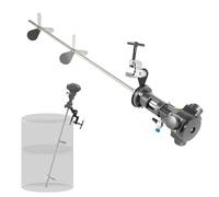 Stainless Steel Paint Mixer, 50 Gallon Pneumatic Automatic Mixer Stirrer for Paint Factory, Pneumatic Mixer, Air Stirrer, 1/2 HP Mixer, Stainless Steel Mixing Machine with Lifting Platform Agitator
