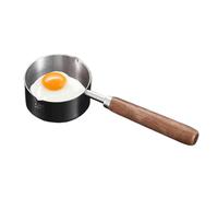 Stainless Steel Pan - Induction Sauce Pan | Milk Cooker | Long Handle Kitchen Pot | Milk Gravy Cooking Pan | Non-Stick Sauce, Milk Pan, Butter Melting Pan with Handle for Kitchen Cookware