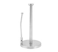 Stainless Steel Paper Towel Holder - 304 Steel with Anti - Skid Base & Spring Side Bar for Easy Dispensing in Kitchen & Living Room