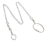 Stainless Steel Parrot Bird Foot Chain for Outdoor Training | Rust Resistant, Wear Resistant, White Finish, Easy to Carry, Suitable for Pet Birds on Street Outings