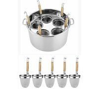 Stainless Steel Pasta Maker & Strainer Basket - Versatile Cooker Pot for Pasta, Noodles, Vegetables, and Dumplings - Ideal for Home and Restaurant Use