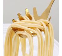 Stainless Steel Pasta Server Spoon - Spaghetti Serving Utensil, Pasta Strainer Colander, Pastas Serving Utensils, Noodle Strainers Kitchen Tool, Pastas Server Strainer Utensil Set Kitchen Gadget