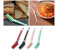 Stainless Steel Pasta Tong with Silicone Tips Non Slip Food Serving Tongs for Nood Les Spaghetti Kitchen Cooking Baking BBQ Tools Glass Bakeware with Lids for Oven (Black, 25.7x5.8cm)