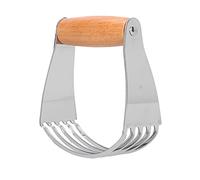 Stainless Steel Pastry Blender, Multi-Purpose Dough Blender Heavy Duty Pastry Cutter Dough Flour Metal Mixer Cutter Pastry Blender for Baking(Orange)