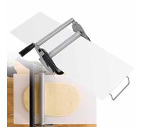 Stainless Steel Pastry Roller Manual Foldable Dough Sheeter, Adjustable Thickness for Bakery, Pizza, Croissant - Commercial & Home Use