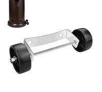 Stainless Steel Patio Heater - Movable Replacement Set, Silver Retainer Roller, Durable, Rust-Resistant Base, Durable, Modern Design Accessories for Patio Heaters for Outdoor Use