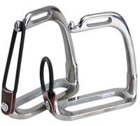 Stainless Steel Peacock Safety Irons - 10cm (Pair)