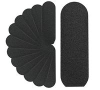 Stainless Steel Pedi File Refill, 100 Grit, Black - Pedicure Refill Pads - Foot Rasp Pad with Removable Glue,Size 5.2" L x 1.7" W,50-Count