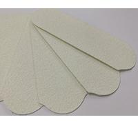 STAINLESS STEEL PEDICURE FILE REFILL PADS , 60 GRIT , WHITE COLOUR , 60 COUNT