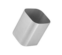 Stainless Steel Pen Cup Desktop Pen Organiser Storage Container Makeup Brush Organiser Box for Pens Scissors Rulers Metal Pencil Cup