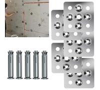 Stainless Steel Pendant Mounting Clips Designed for Wall Installation of For Marble Tiles Stone Panels and Ceramic Facades (50x1.2)