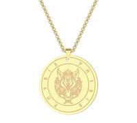 Stainless steel pendant necklace North Europe Wolf Pendant