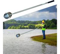 Stainless Steel Pendulum Liquid Sampler, Telescoping Water Sampling Ladle for Pools Lakes Rivers, Long/Short Distance Sampler Pole (1000ml)