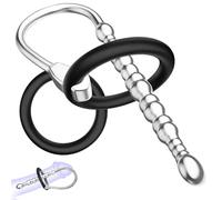 Stainless Steel Penis Plug for Men - Smooth Metal Urethral Dilator & Sounding Rod, Urethral Stretcher and Male Urethral Stopper for Controlled Stimulation, Masturbation, BDSM Play & Adult Pleasure