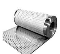 Stainless Steel Perforated Mesh Panel Decorative Anti-Theft Screen for Balcony Window Garden & DIY Security Projects - & Stylish Safety Solution