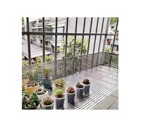 Stainless Steel Perforated Sheet, Anti-Theft Window Guard, Fall Protection Mesh for Railing & Flower Stand, 32.8ft x 0.8ft (1000cm x 25cm) - Durable Safety Solution