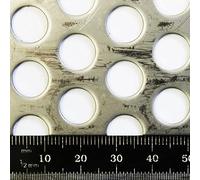 Stainless Steel Perforated Sheet Metal Round & Square Hole | 500 x 500mm (50 x 50cm) Panels Hole Metal Mesh Sheet Plate (10mm Round 15mm x 1.5mm)