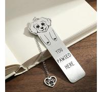 Stainless Steel Personalised Bookmark, Waoferfio with Cute Animal Design, Durable Metal Bookmarks Reading Accessory & Gift for Readers, Bookworms, Beautiful Present for Gift Giving