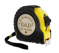 Stainless Steel Personalized 25ft Professional Tape Measure Gift for Dad's Birthday