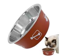 Stainless Steel Pet Bowls for Dogs and Cats, Universal Water and Food Bowl, Non-Slip Double Bowl Stand for Dogs and Cats | Rustproof Large Feeding Bowls for Kennels, Cages and Camping | Be