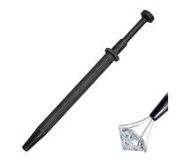 Stainless Steel Pick Up Tool, Piercing Grabber Tool 4 Claw Pick Up Tool Professional Diamond Holder Jewelry Pick Up Tool 4 Prong Grabber Tool Gem Pick Up Tool for Electronic Component Jewel Diamond