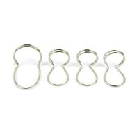 Stainless Steel Picks for Guitar 4Pcs Set for Improved Playing Technique (Silver)