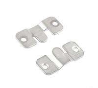 Stainless Steel Picture Frame Hangers, 12pcs Heavy Duty Interlocking Flush Mount Hooks for Photo Frames, Artwork, Mirrors, Clocks, Home and Office