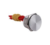 Stainless Steel Piezo Touch Switches 16mm 19mm 22mm 25mm Normal open Capacitive Momentary Push Button IDGTTLDF(25mm piezo switch)