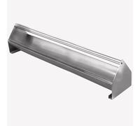 Stainless Steel Pigeon Feeder with Swivel Crossbar, Double-sided Poultry Feeding Trough for Chicks, Ducks, Birds, and Parrots