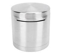 Stainless Steel Piggy Bank, Large Capacity Money Saving Box, Drop and Cash Storage with Design for Adults and Kids Home or Office Use (Type 1)