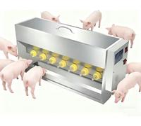 Stainless Steel Piglet Lactation Feeder, with Sound Source, Automatic Stirring Little Pig Milk Feeding Machine, Prevent Piglet from Running Around