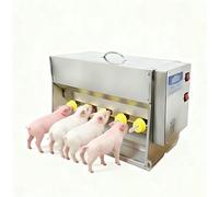 Stainless Steel Piglet Lactation Feeder, with Sound Source, Automatic Stirring Little Pig Milk Feeding Machine, Prevent Piglet from Running Around