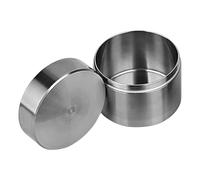 Stainless Steel Pill Box - Large Airtight Tea Storage Tins, Portable Daily Organizer | Loose Leaf Box for Travel Home Seniors Fitness Lovers