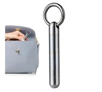 Stainless Steel Pill Case, Keychain Pill Holder, Medication Holder, Key Fob, 3-Layer - Leak-Proof Portable Pill Container Stainless Steel Pill Box Keychain for H