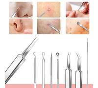 Stainless Steel Pimple Popper Tool Kit Whitehead Blemish Removal Tool