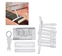 Stainless Steel Pin Puller Keychain Luthier Tools Kit Guitar Accessories Hand Tools Set